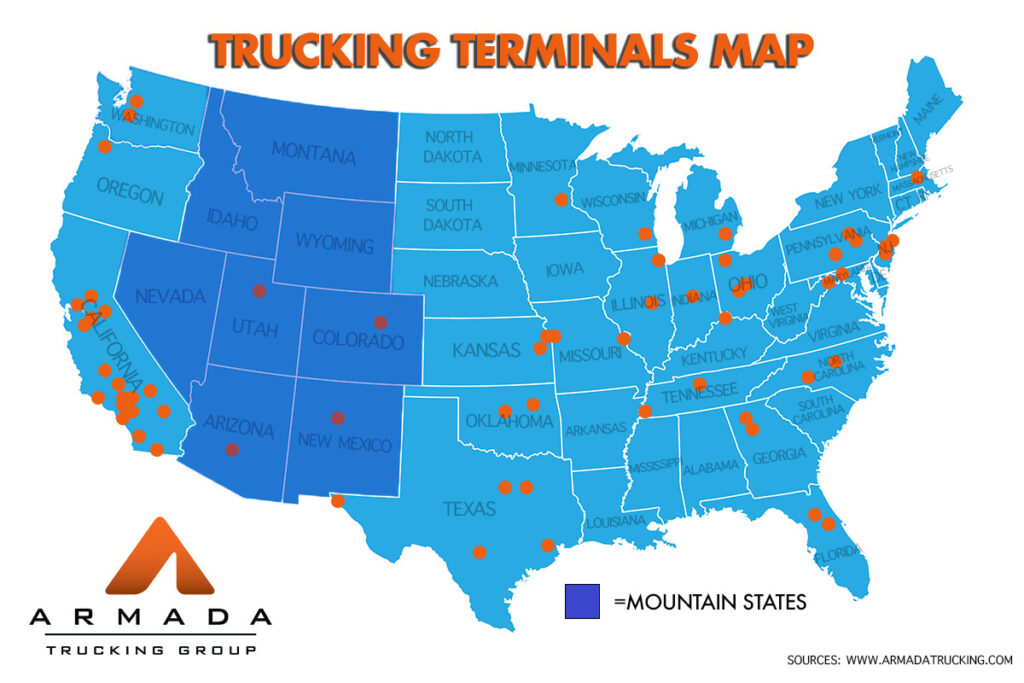 The Mountain Time Zone states.