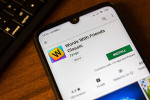 Play Words with Friends on the road.