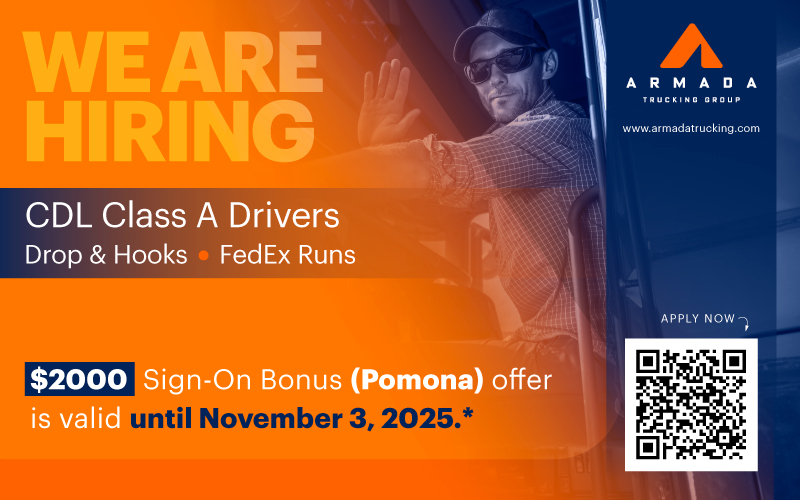 WE ARE HIRING - CDL Class A Drivers