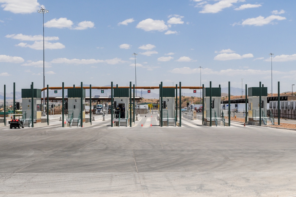 The international trucking U.S. point of entry in Nogales, Arizona.