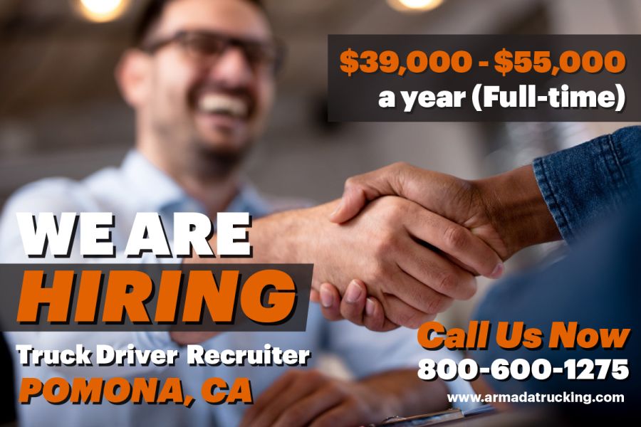 We Are Hiring - Truck Driver Recruiter