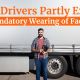 Truck Drivers Partly Exempt from Mandatory Wearing of Face Masks