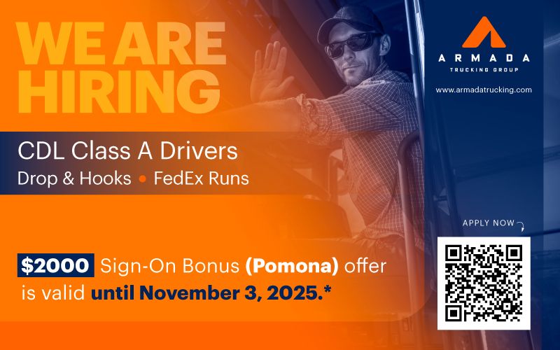 WE ARE HIRING - CDL Class A Drivers